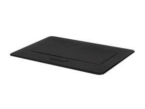 BIURO+ krabica do stola POP-UP 2xM45 čierna