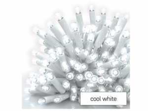 Profi LED spojovacia reťaz biela, cencúle - Studená biela, 3 m