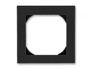 Levit - Rámček jednonásobný, s otvorom 55×55, onyx