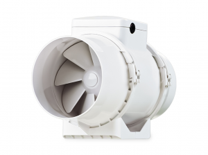 Plastový potrubný diagonálny ventilátor TT 150, ø146 mm