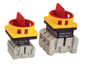 Bezpečnostný hlavný vypínač žlto-červ. žlto-červ.