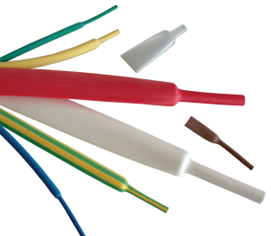 Tenkostenné teplom zmrštiteľné trubičky, 2:1, biele