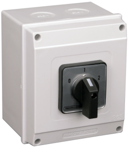 Prepínač motora Dahlander, v krabici