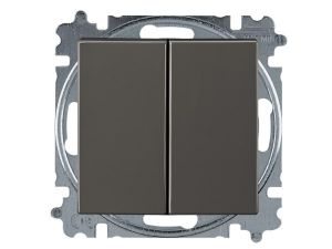 Basic55-  prepínač sériový č.5, grafitová šedá