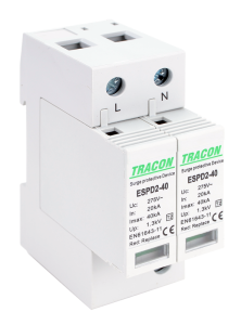 Zvodič prepätia AC, typ T2,vyberateľné moduly