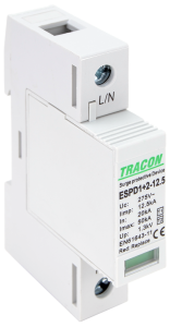 Zvodič prepätia AC, typ T1+T2 vyberateľné moduly